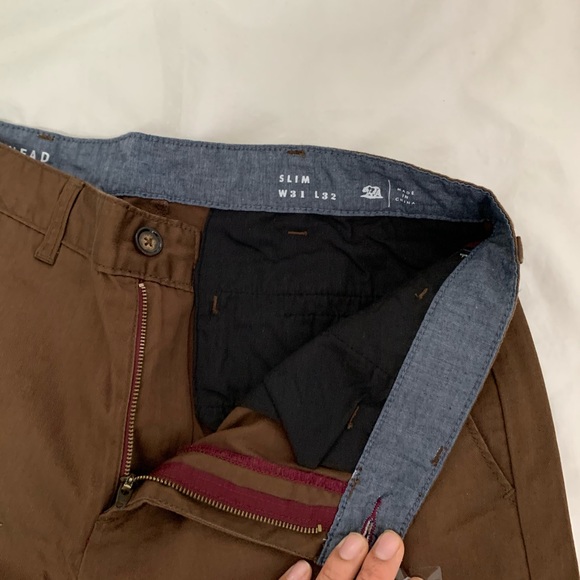 Brown bullhead chino pants sz 31X32 - Picture 5 of 5